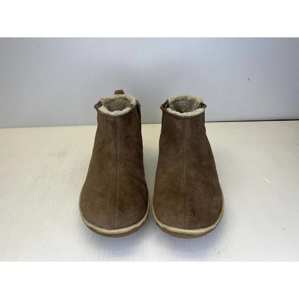 L L Bean Womens Mountain Boot Slipper Leather Size 6M